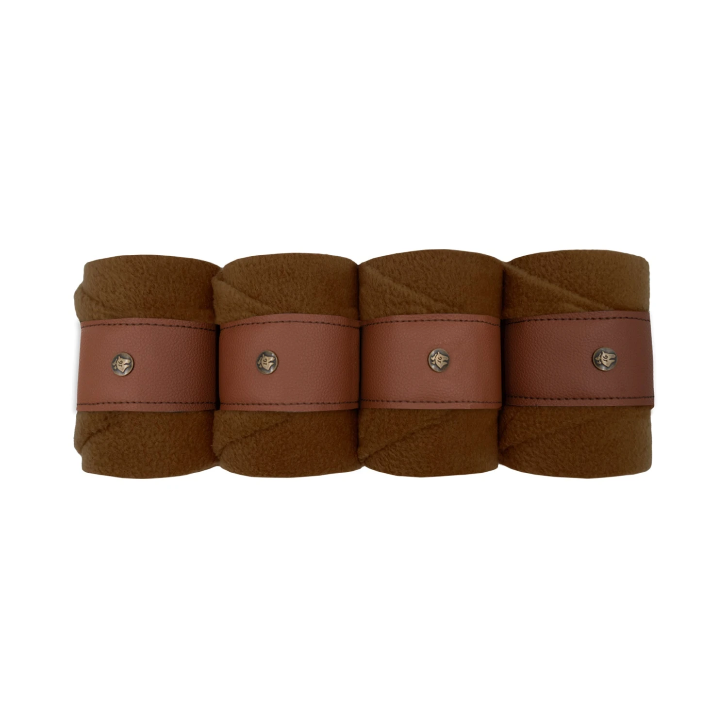 Sixteen Cypress Leatherette Polos, Camel & Cognac 3 Sixteen Cypress Leatherette Polos, Camel & Cognac