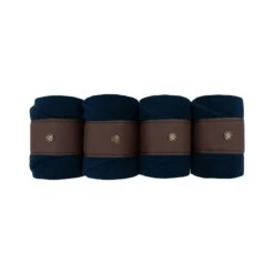 Sixteen Cypress Leatherette Polos, Navy & Hickory